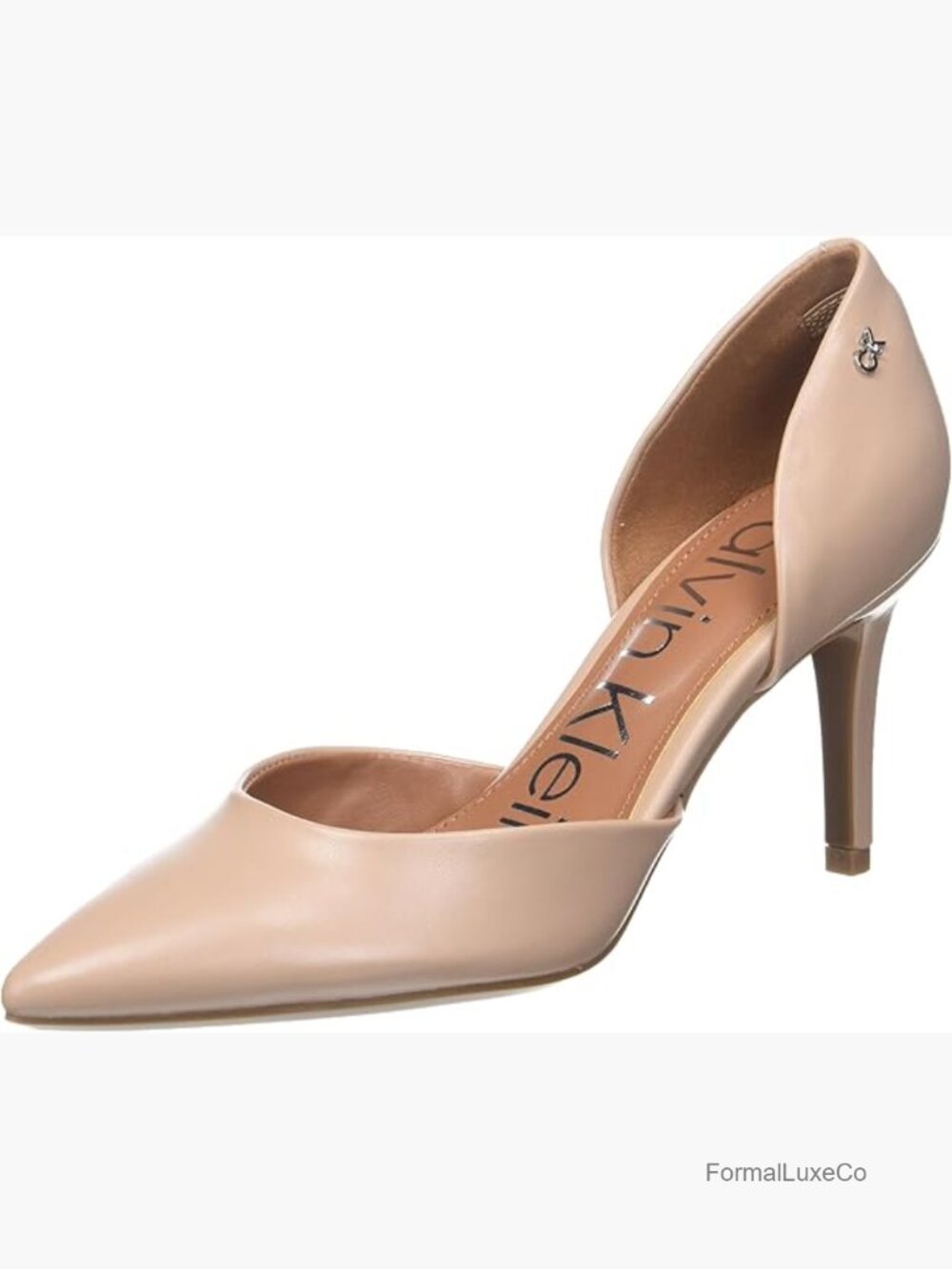 Calvin Klein Women's Pointed Toe Pump Slingback Heels Dress Shoes